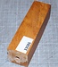 Afzelia knife handle, approx. 40 x 40 x 130 mm, 0,2 kg