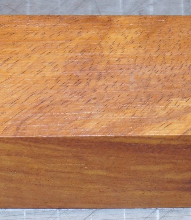 Afzelia knife handle, approx. 40 x 40 x 130 mm, 0,2 kg