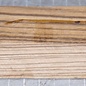 Zebrawood knife handle, approx. 30 x 40 x 120 mm, 0,2 kg