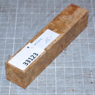 Amboyna burl pen blank, approx. 25 x 25 x 125 mm, 0,1 kg