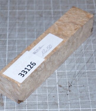 Amboyna burl pen blank, approx. 25 x 25 x 125 mm, 0,1 kg