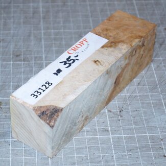 Amboina Maser Messergriff, ca. 40 x 40 x 150 mm, 0,2 kg