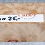Amboyna burl knife handle, approx. 40 x 40 x 150 mm, 0,2 kg