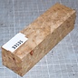 Amboyna burl knife handle, approx. 40 x 40 x 150 mm, 0,2 kg