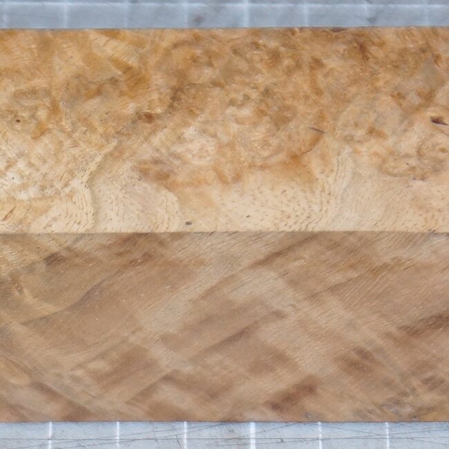 Amboina Maser Messergriff, ca. 40 x 40 x 150 mm, 0,2 kg