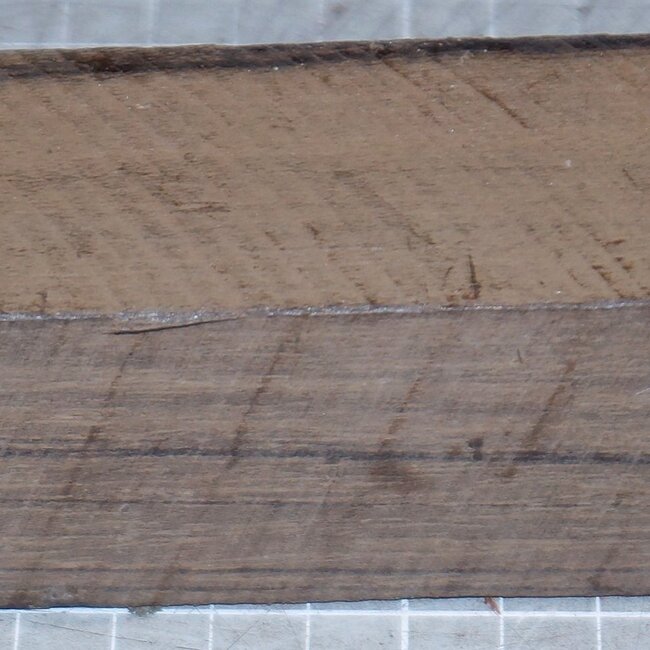 Ziricote knife handle, approx. 40 x 40 x 120 mm, 0,2 kg