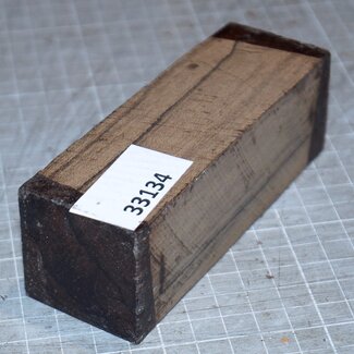 Ziricote knife handle, approx. 40 x 40 x 120 mm, 0,2 kg