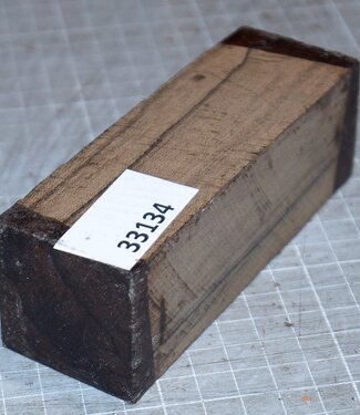 Ziricote knife handle, approx. 40 x 40 x 120 mm, 0,2 kg