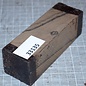 Ziricote knife handle, approx. 38 x 38 x 120 mm, 0,2 kg
