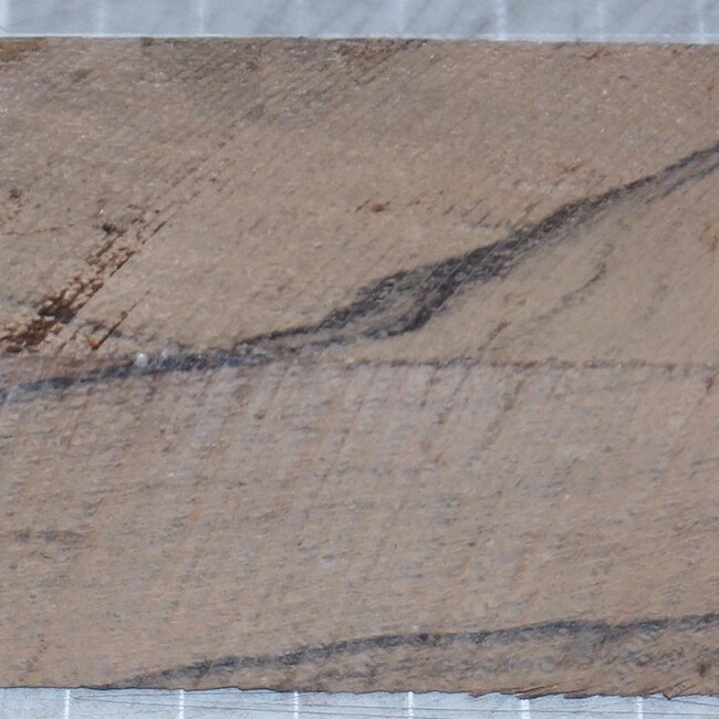 Ziricote knife handle, approx. 38 x 38 x 120 mm, 0,2 kg