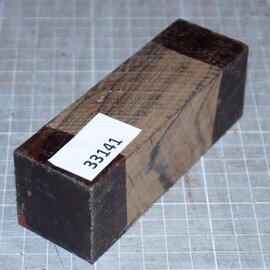 Ziricote knife handle, approx. 40 x 40 x 120 mm, 0,2 kg