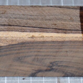 Ziricote knife handle, approx. 40 x 40 x 120 mm, 0,2 kg