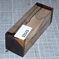 Ziricote knife handle, approx. 40 x 40 x 120 mm, 0,2 kg