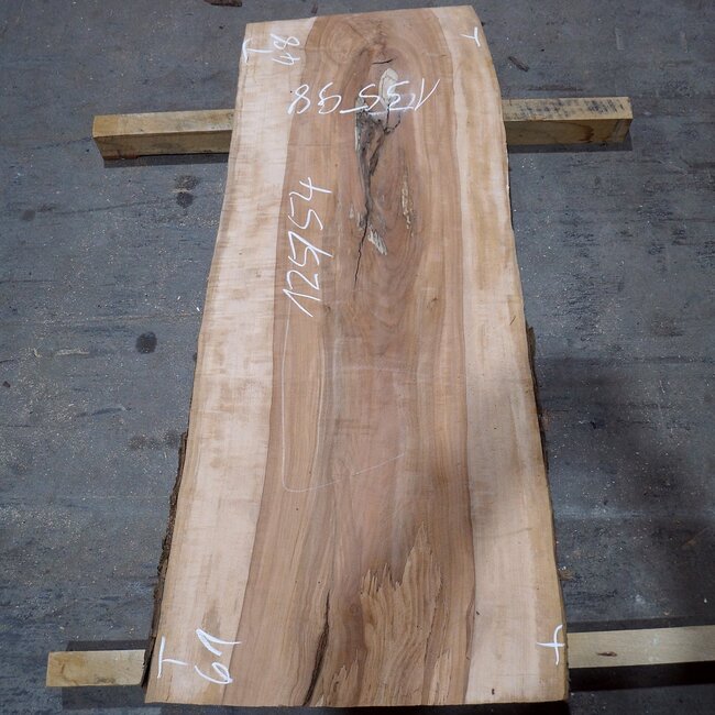 Apple tree board, approx. 1250 x 540 x 52 mm, 13598