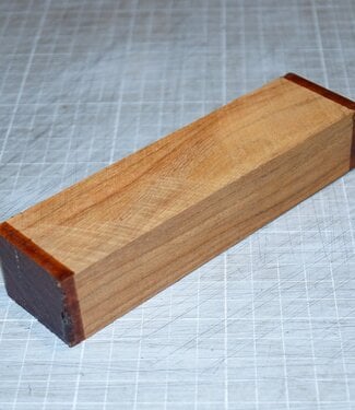 Asiatisches Padouk Messergriff, ca. 150 x 40 x 28 mm, 0,2 kg