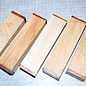 Asian Padouk knife handle, approx. 150 x 40 x 28 mm, 0,2 kg