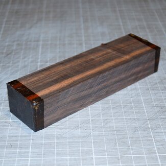 Makassar Ebenholz Messergriff, ca. 150 x 40 x 28 mm, 0,3 kg