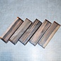 Makassar Ebony knife handle, approx. 150 x 40 x 28 mm, 0,3 kg