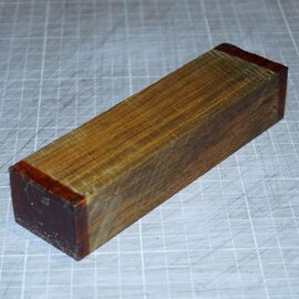 Lignum Vitae knife handle, approx. 150 x 40 x 30 mm, 0,3 kg