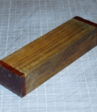 Pockholz ohne Splint Messergriff, ca. 150 x 40 x 30 mm, 0,3 kg