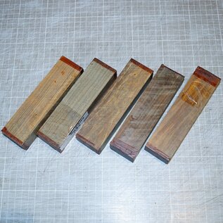 Lignum Vitae knife handle, approx. 150 x 40 x 30 mm, 0,3 kg
