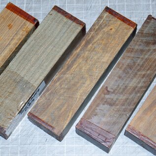 Lignum Vitae knife handle, approx. 150 x 40 x 30 mm, 0,3 kg