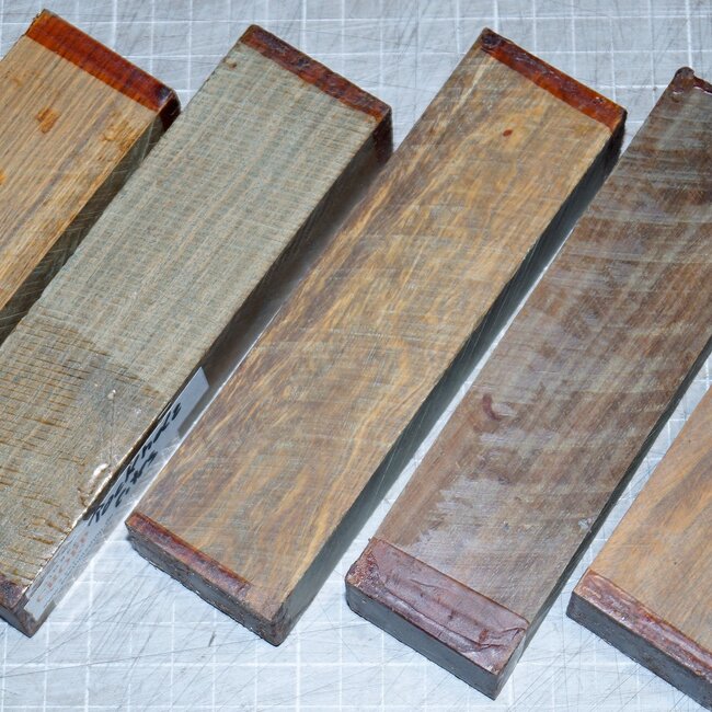 Lignum Vitae knife handle, approx. 150 x 40 x 30 mm, 0,3 kg