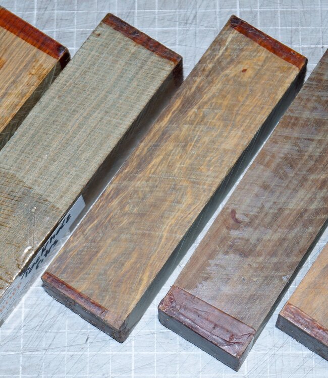 Pockholz ohne Splint Messergriff, ca. 150 x 40 x 30 mm, 0,3 kg