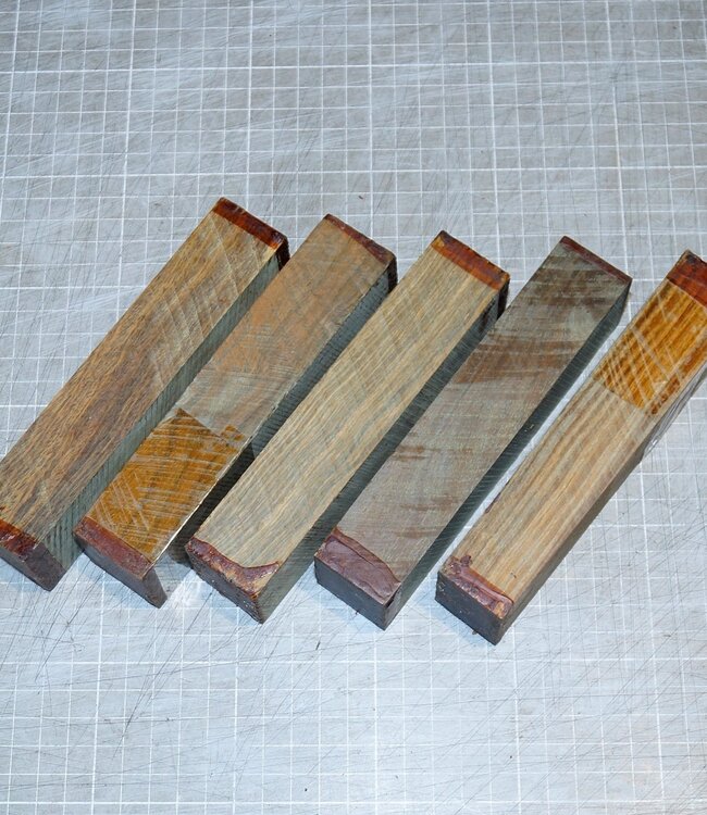 Lignum Vitae knife handle, approx. 150 x 40 x 30 mm, 0,3 kg