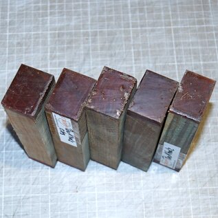 Lignum Vitae knife handle, approx. 150 x 40 x 30 mm, 0,3 kg