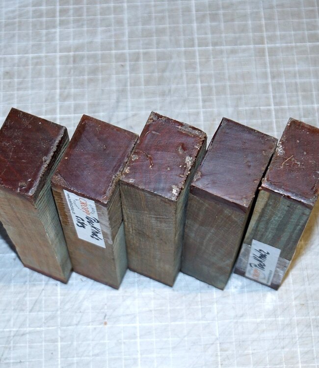 Pockholz ohne Splint Messergriff, ca. 150 x 40 x 30 mm, 0,3 kg