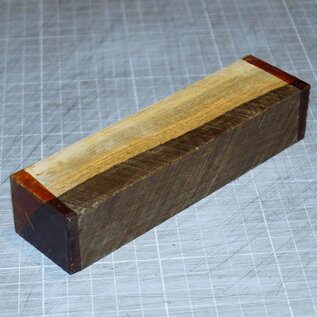 Lignum Vitae with sap knife handle, approx. 150 x 40 x 30 mm, 0,3 kg