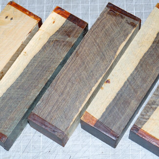 Lignum Vitae with sap knife handle, approx. 150 x 40 x 30 mm, 0,3 kg