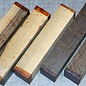 Pockholz mit Splint Messergriff, ca. 150 x 40 x 30 mm, 0,3 kg