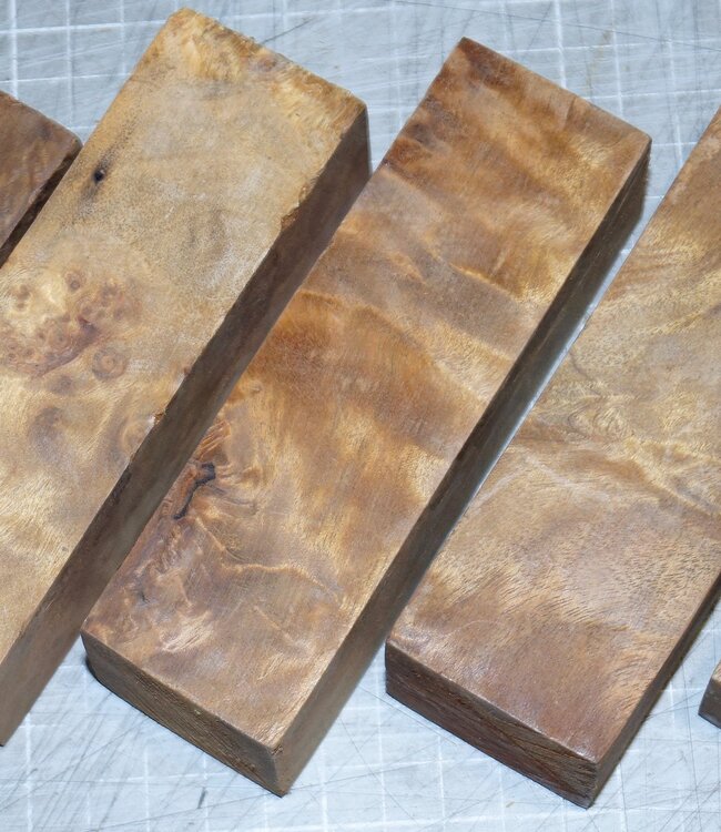 Golden Madrone Messergriff, ca. 120 x 37 x 27 mm, 0,2 kg