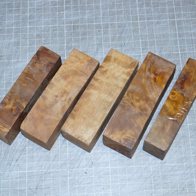 Golden Madrone Messergriff, ca. 120 x 37 x 27 mm, 0,2 kg