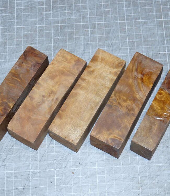 Golden Madrone Messergriff, ca. 120 x 37 x 27 mm, 0,2 kg