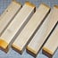 Satinwood knife handle, approx. 150 x 40 x 30 mm, 0,3 kg