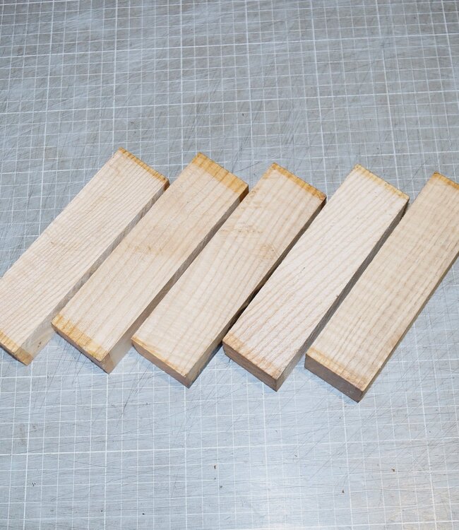 Esche geriegelt, Messergriff, ca. 150 x 40 x 30 mm, 0,2 kg