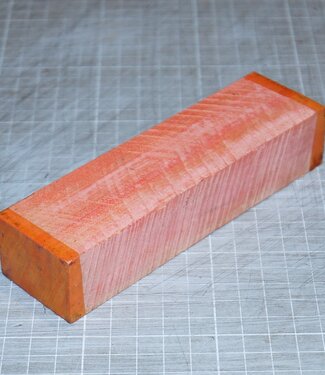 Pink Ivory knife handle, approx. 150 x 40 x 29 mm, 0,3 kg