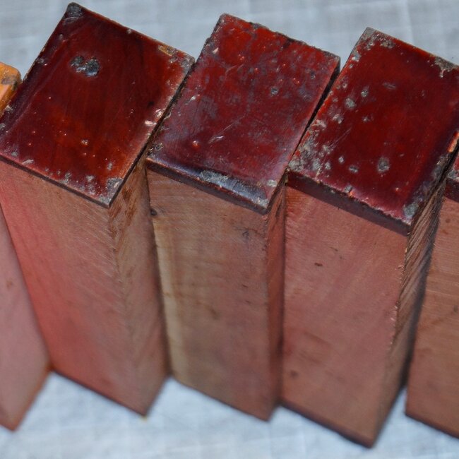 Pink Ivory knife handle, approx. 150 x 40 x 29 mm, 0,3 kg