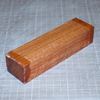 Pao Rosa knife handle, approx. 145 x 40 x 30 mm, 0,3 kg