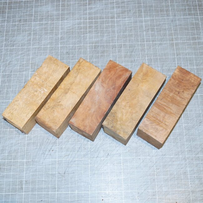 Lagerströmia burl knife handle, approx. 120 x 40 x 38 mm, 0,2 kg