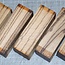 Zebrawood Knife handle, approx. 120 x 38 x 38 mm, 0,2 kg