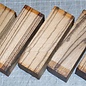 Zebrawood Knife handle, approx. 120 x 38 x 38 mm, 0,2 kg