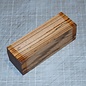 Zebrawood Knife handle, approx. 120 x 38 x 38 mm, 0,2 kg