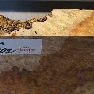 Amboyna Burl, approx. 256 x 254 x 41-48mm, 2,26kg