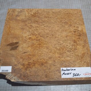Amboyna Burl, approx. 338 x 336 x 25-49mm, 3,76kg