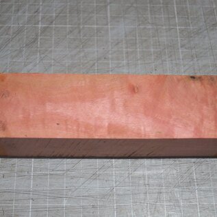 Pink Ivory Ripple knife handle, approx. 150 x 40 x 29 mm, 0,2 kg