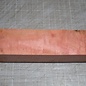Pink Ivory Ripple knife handle, approx. 150 x 40 x 29 mm, 0,2 kg